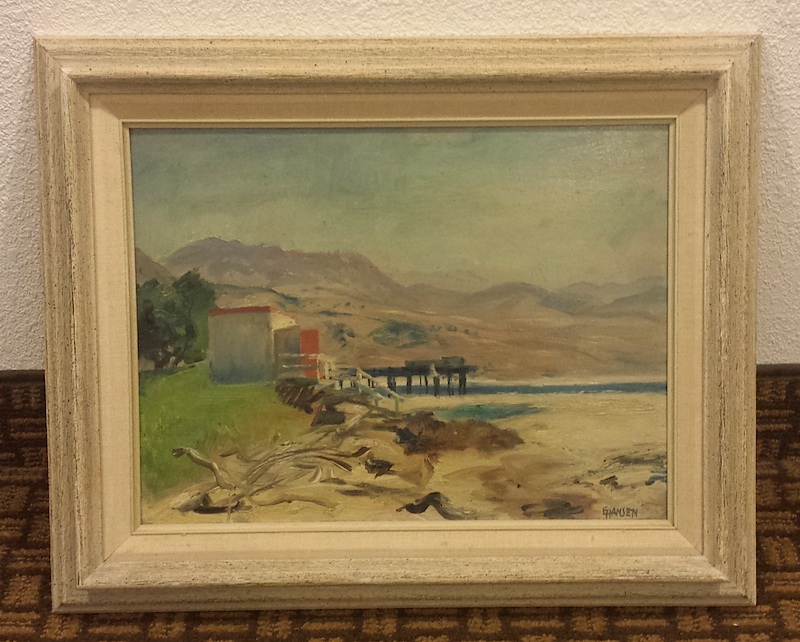 Found a lovely Ejnar Hansen painting for $5 at a norcal flea market
