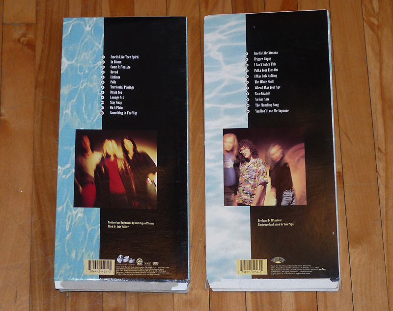 nevermind / off the deep end (cd longboxes)