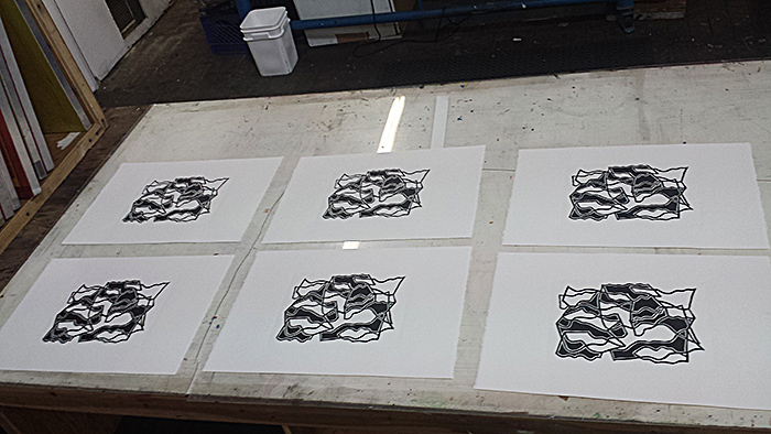 New Linocut Print Series (sneak peak)